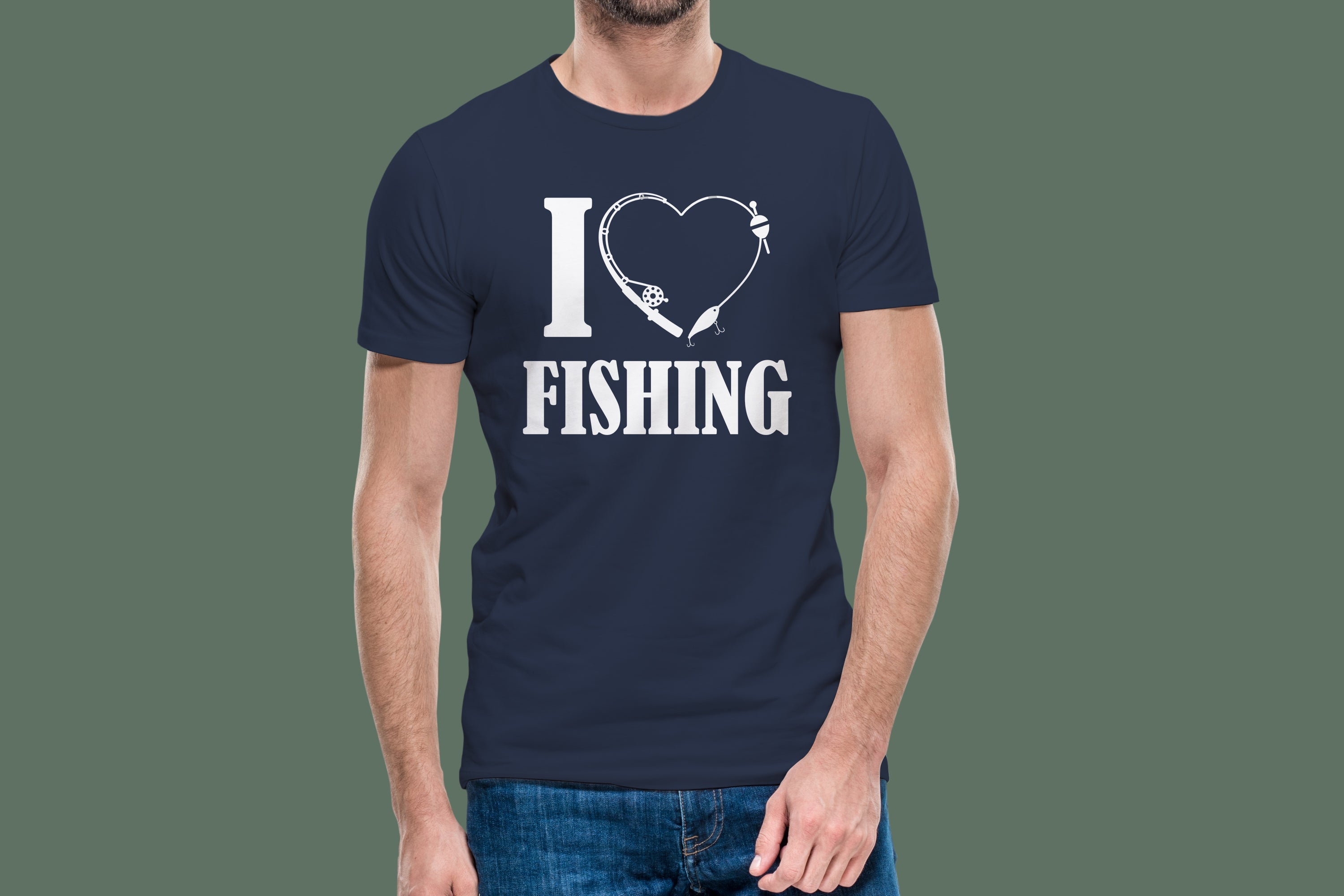 Tricou I love fishing