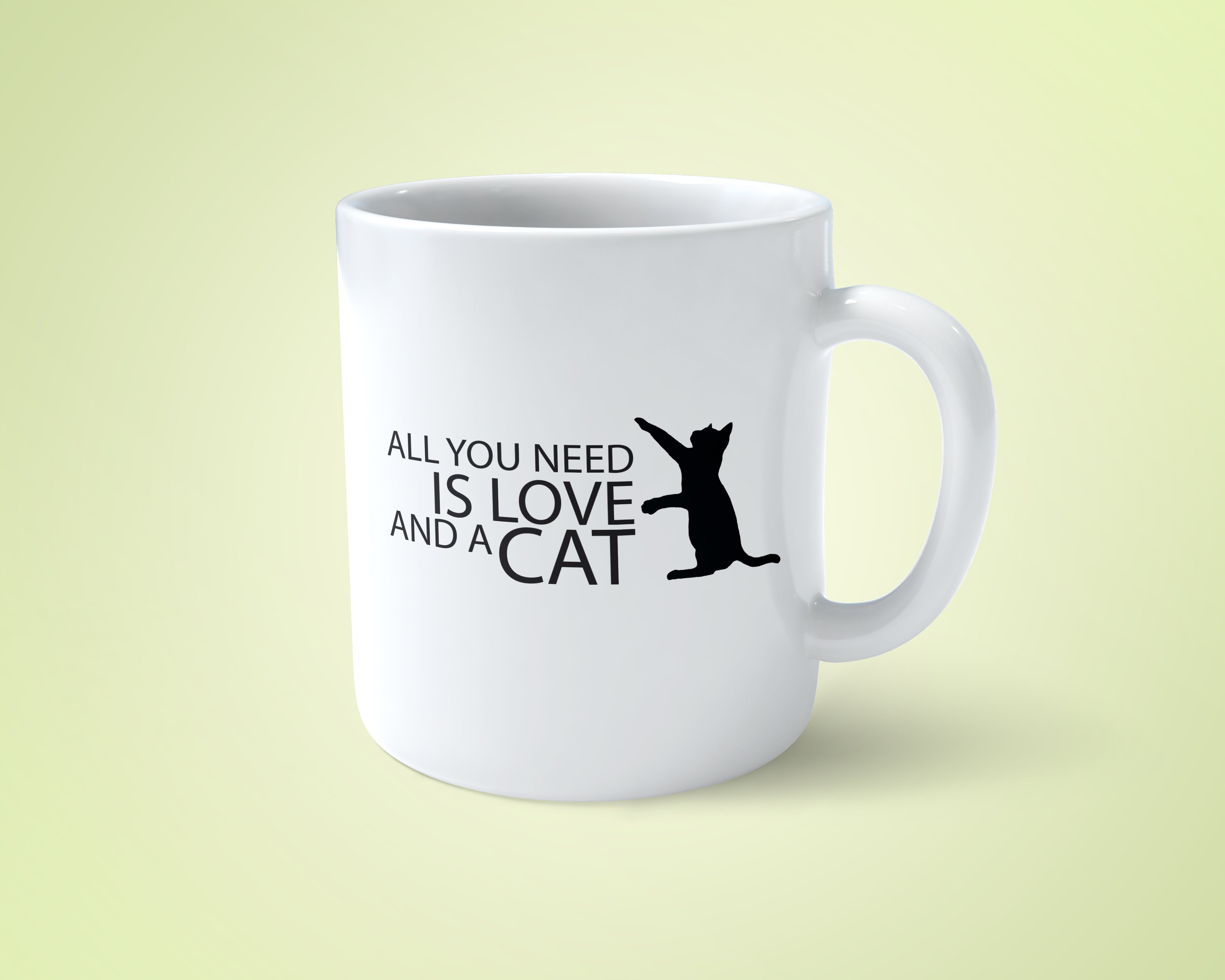 Cană - All you need is love and a cat