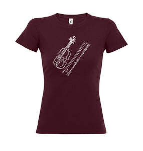 Tricou de damă Where words fail, music speaks