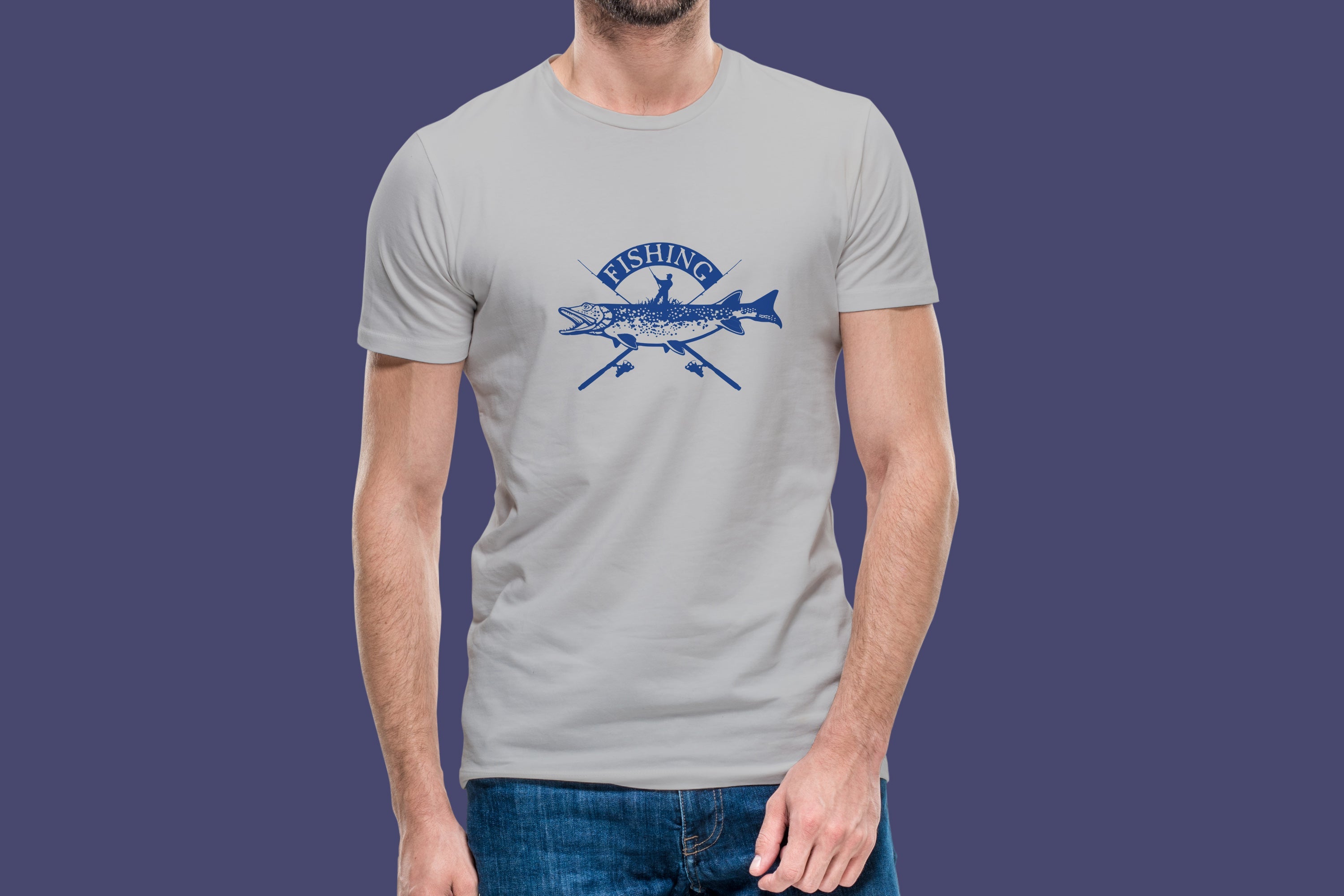 Tricou de bărbați Fishing