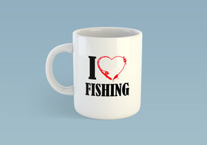 Cană I love fishing