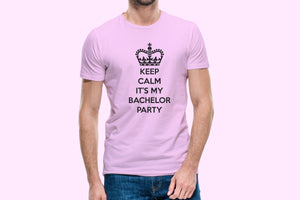 Tricou pentru bărbați Keep Calm It's My Bachelor Party