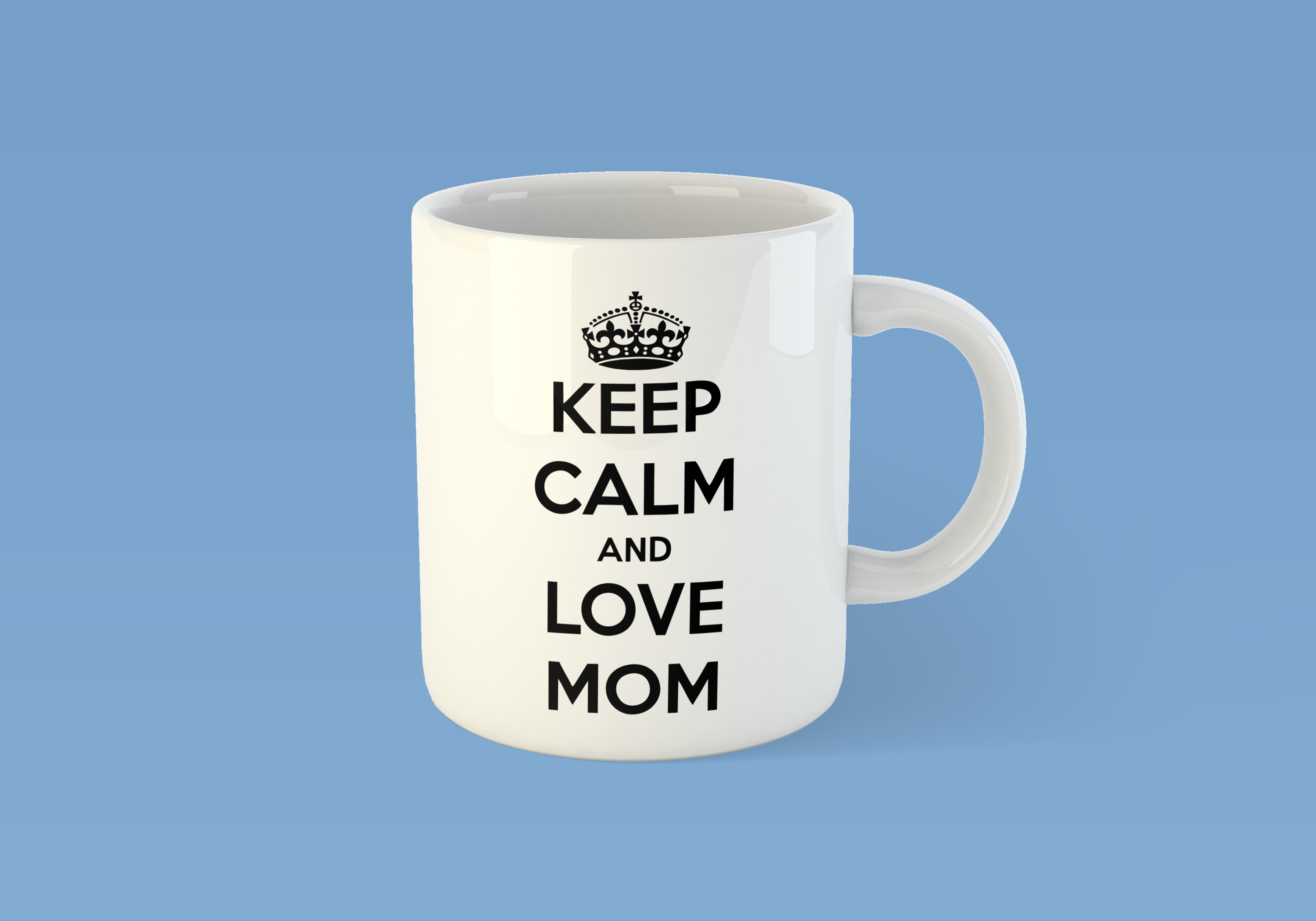 Cană Keep calm and love mom