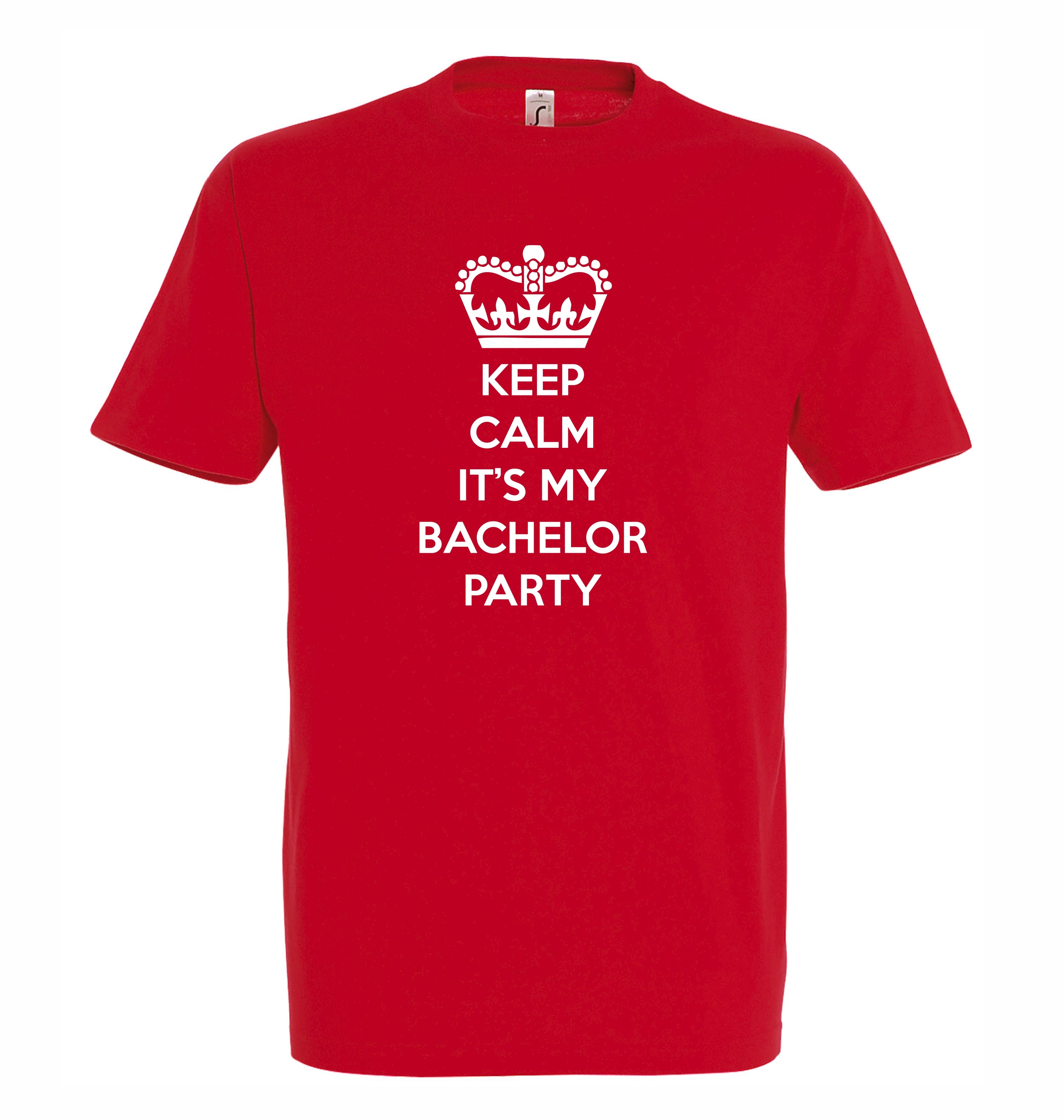 Tricou pentru bărbați Keep Calm It's My Bachelor Party