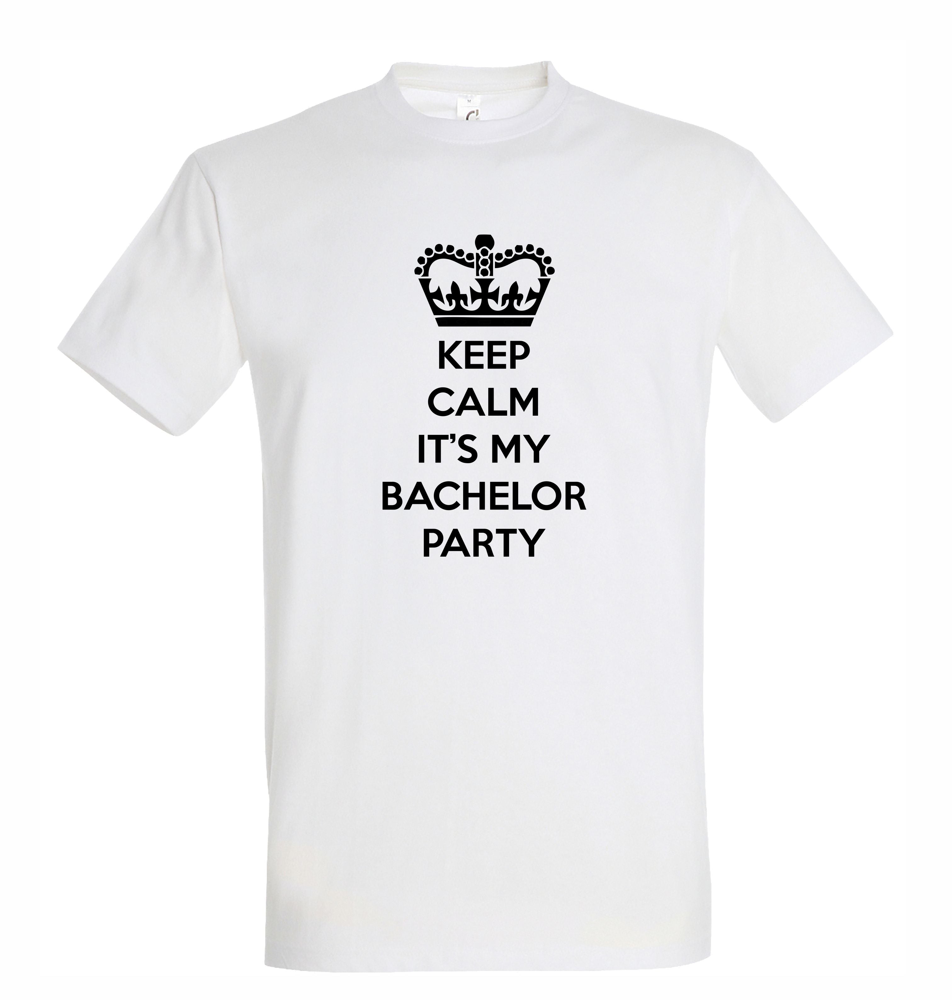 Tricou pentru bărbați Keep Calm It's My Bachelor Party