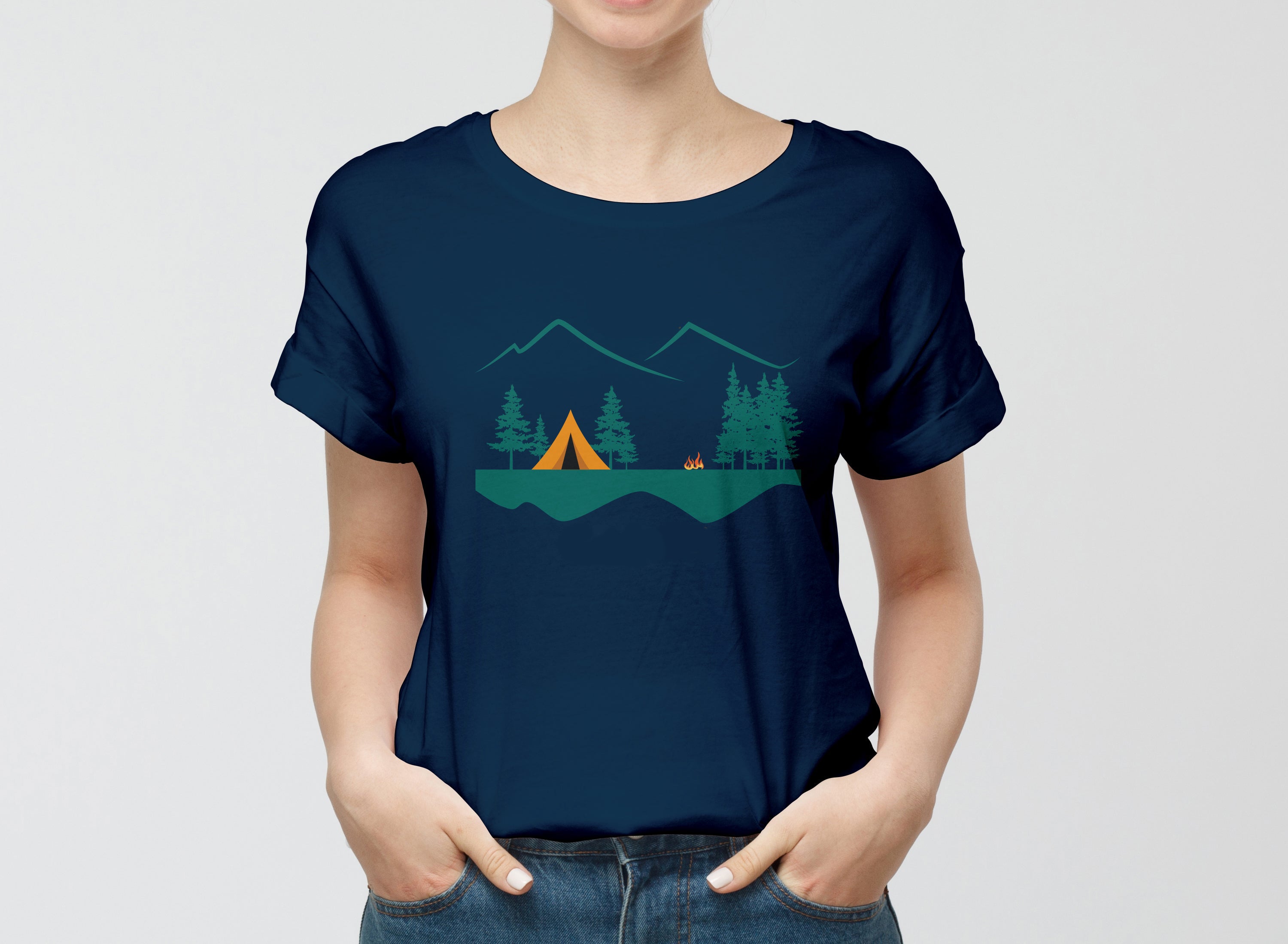 Tricou de damă camping