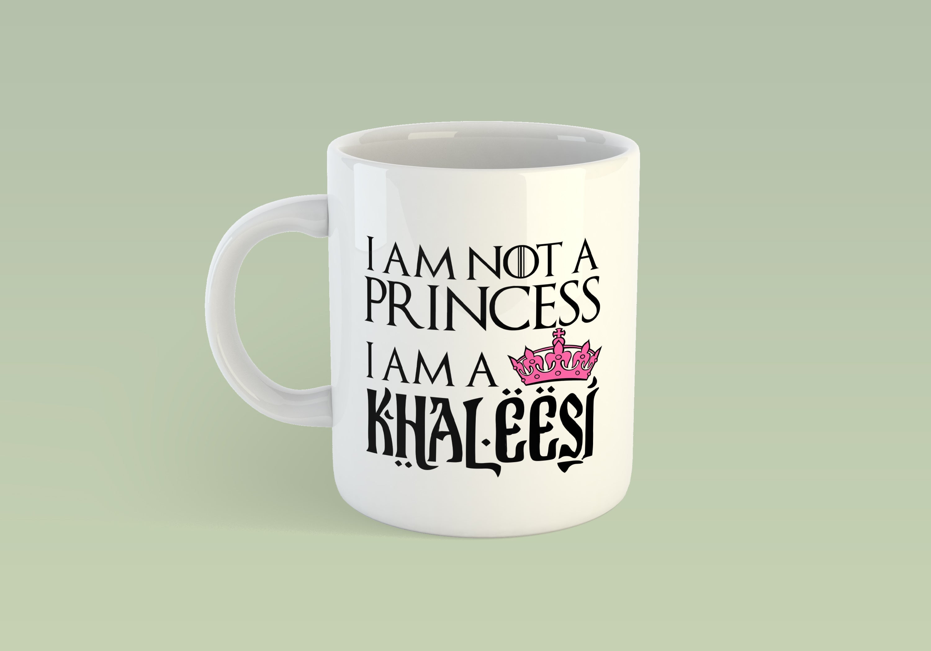 Cană cu inscripția Iam not a princess, I am a Khaleesi