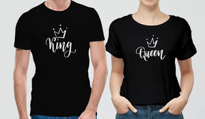 Tricou pentru îndrăgostiți King și Queen