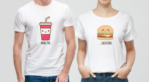 Tricou pereche Hamburger Cola