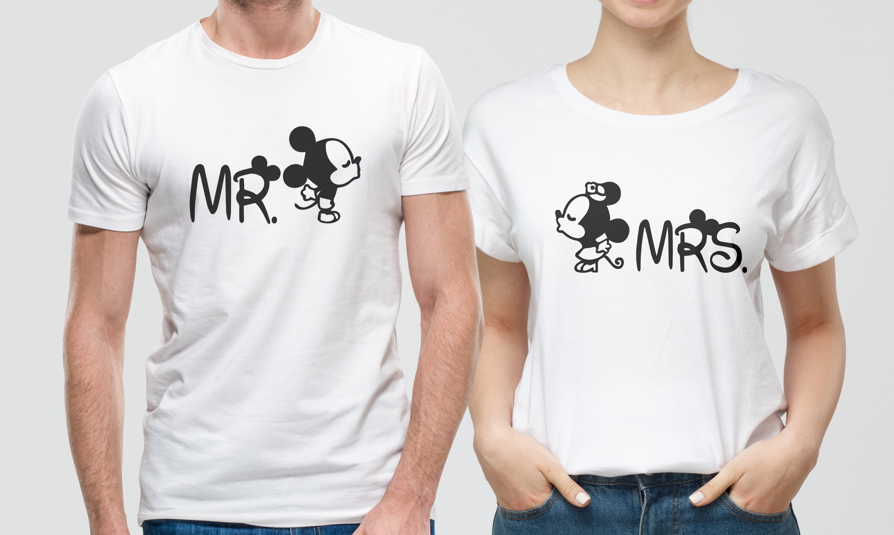 Tricou pereche Mr and Mrs