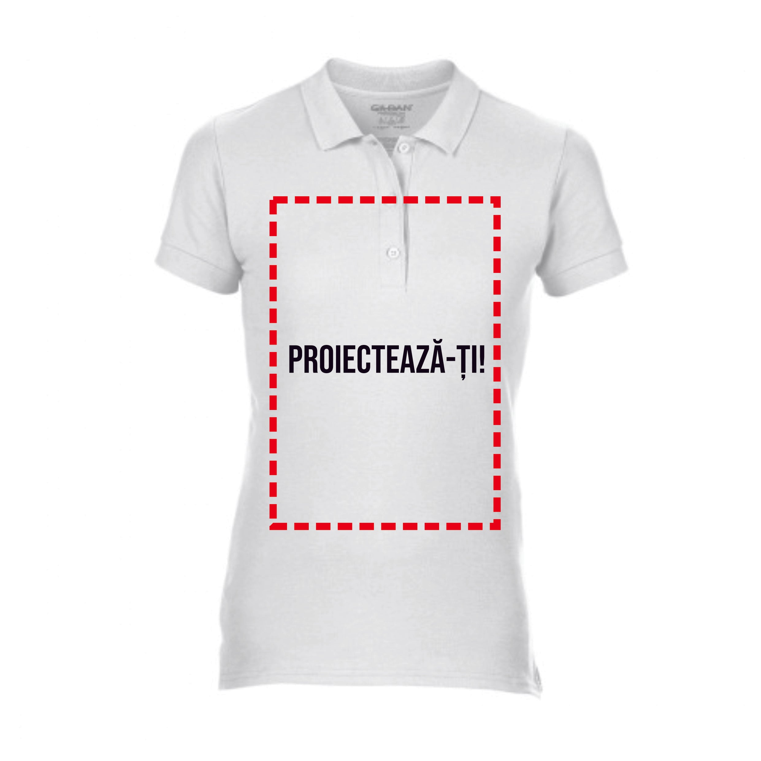 Tricou pentru dame cu guler