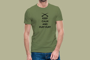 Tricou Keep calm and puff puff