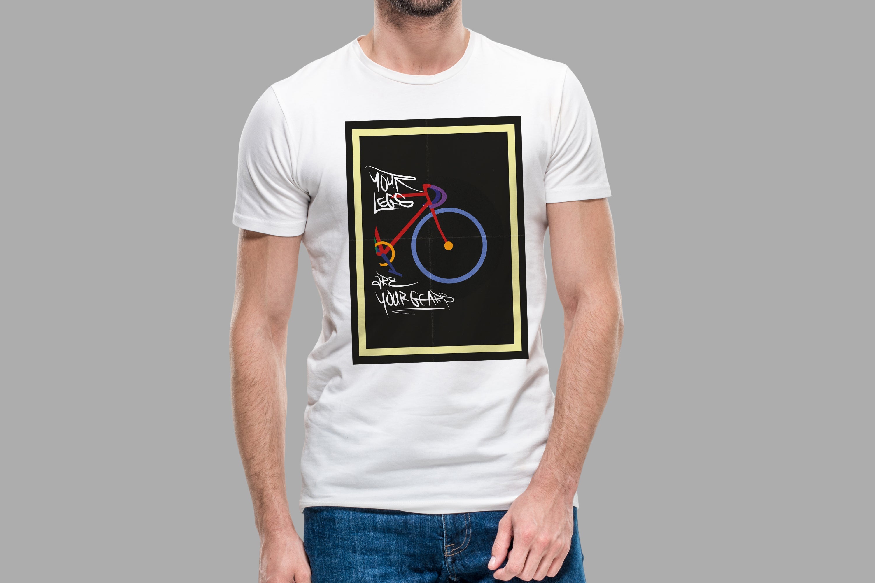 Tricou - poster de bicicletă